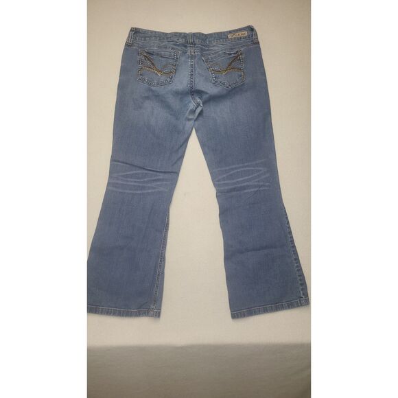 Refuge Pop Starlet Womens Flare Jeans size 12S - Picture 2 of 8